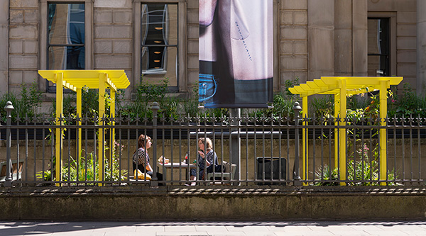 Pocket Park from Mosley Street