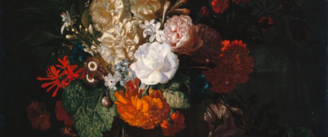 Jan Van Huysum, Still Life:Flowers & Fruit