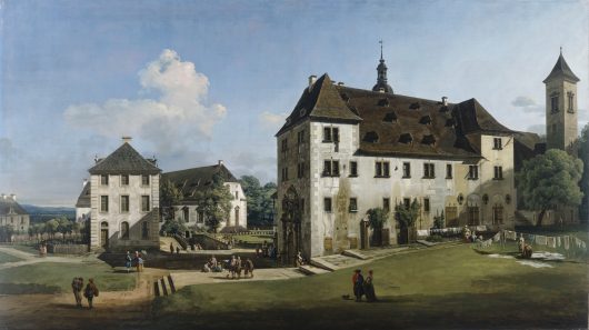The Fortress Of Bernado Bellotto, Königstein: Courtyard With The Magdalenenburg, 1756-58