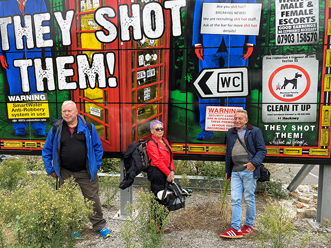 Group infant of Gilbert & George billboard