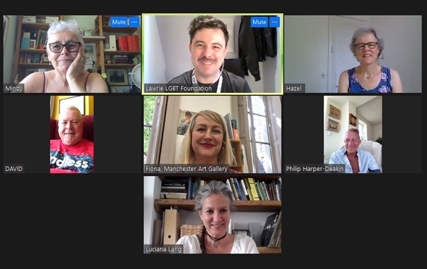 The Derek Jarman Pocket Parks group on zoom