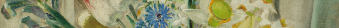 Contact us - crop of floral painting