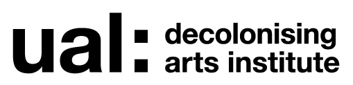 UAL: decolonising arts in London logo